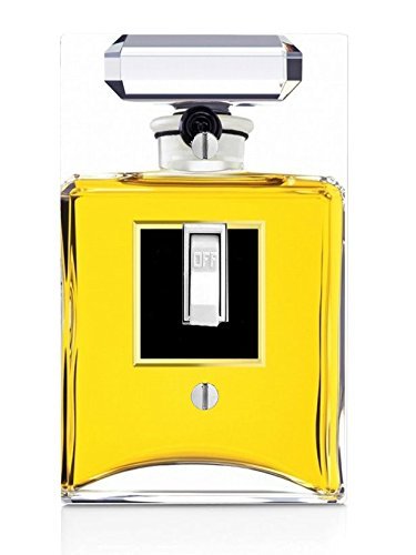 【中古】【未使用 未開封品】Perfume Bottle Image Design Print Pattern Light Switch Plate