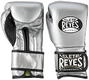 【中古】【未使用・未開封品】Cleto Reyes エクストラ・クッション レザー トレーニンググローブ?ブラック 12オンス シルバー