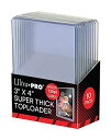 【中古】【未使用・未開封品】Ultra Pro 120pt トップローダー 合計50 (5 × 10パック) 厚いジャージーレリックカード用120pt