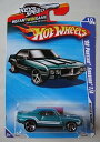 【中古】【未使用・未開封品】HOT WHEELS 2010 MUSCLE MANIA TEAL '69 PONTIAC FIREBIRD T/A 10/10 K...
