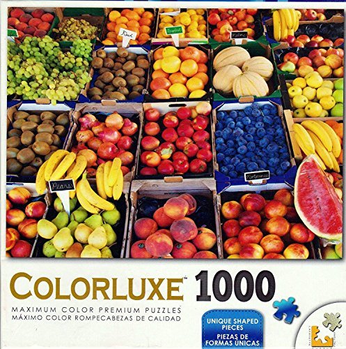 楽天AJIMURA-SHOP【中古】【未使用・未開封品】Colorluxe Fresh Sunday マーケット フルーツ ジグソーパズル 1000ピース
