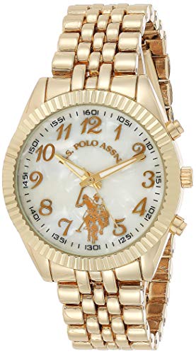 【中古】【未使用・未開封品】米国ポロ協会。Women 's Quartz Metal and Alloy Watch, Color : gold-toned (モデル: usc40097?)