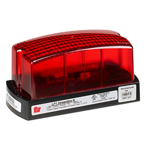 【中古】【未使用・未開封品】Federal Signal Low Profile Warning Light, Strobe, Red 【中古】【未使用・未開封品】Federal Signal Low Profile Warning Light, Strobe, Red