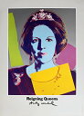 【中古】【未使用・未開封品】ANDY WARHOL Queen Beatrix of the Netherlands, from Reigning Queens 32.25" x 23.5" Poster 1986 Pop Art Multicolor Woman,