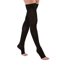 【中古】【未使用・未開封品】Jobst 115564 Opaque Open Toe Thigh High 30-40 mmHg Extra Firm Support Stockings - Size & Color- Classic Black Small