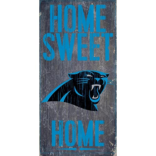 【中古】【未使用・未開封品】Fan Creations - Carolina Panthers Wood Sign - Home Sweet Home 15cm x 30cm