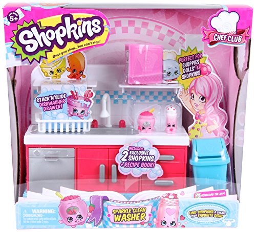 【中古】【未使用・未開封品】Shopkins Chef Club Sparkle Clean Washer