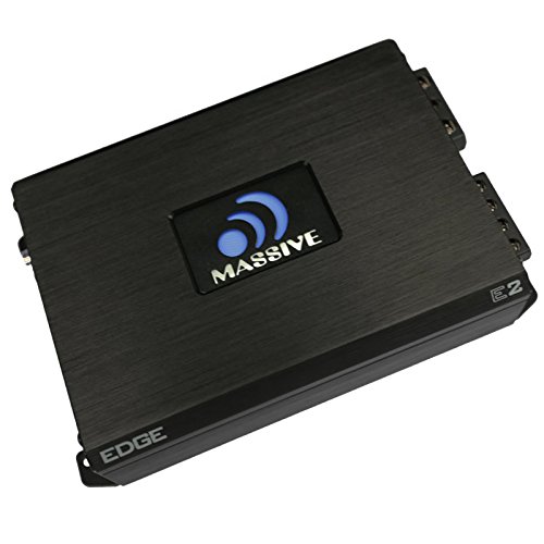 【中古】【未使用 未開封品】Massive Audio E2 カーオーディオ 1600ワット ナノエッジシリーズ モノブロック カーアンプ バスブースト 1オーム 安定