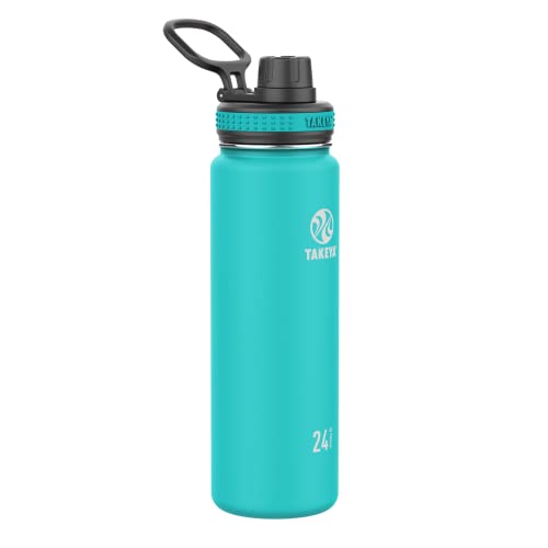 yÁzygpEJizTakeya ThermoFlask Insulated Stainless Steel Water Bottle, 24 oz, Ocean by Takeya