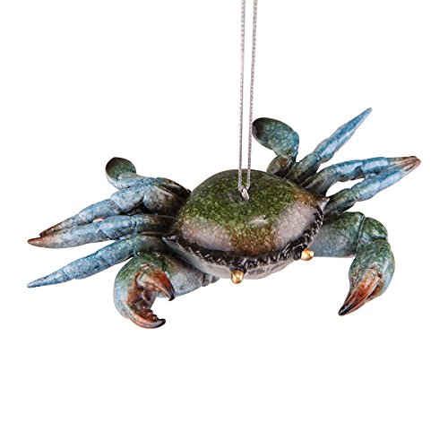 【中古】【未使用・未開封品】C&F Home Cozumel Reef Crab クリスマスオーナメント ブルー