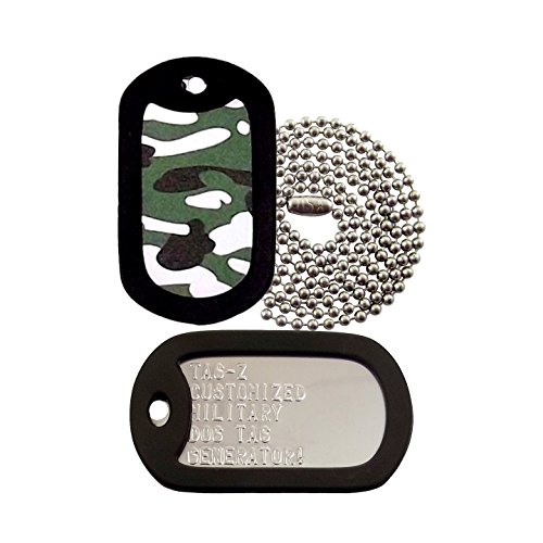 【中古】【未使用・未開封品】ミリタリードッグタグ - カスタムエンボス加工ドッグタグセット - ジェッツカモ - タグ-Z【メーカー名】【メーカー型番】【ブランド名】Tag-Z 服＆ファッション小物 【商品説明】ミリタリードッグタグ - カ...