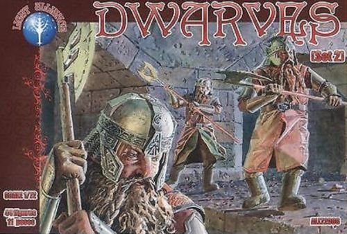 【中古】【未使用 未開封品】PLASTIC MODEL KIT DWARVES FIGURES, SET 2 1/72 ALLIANCE 72008