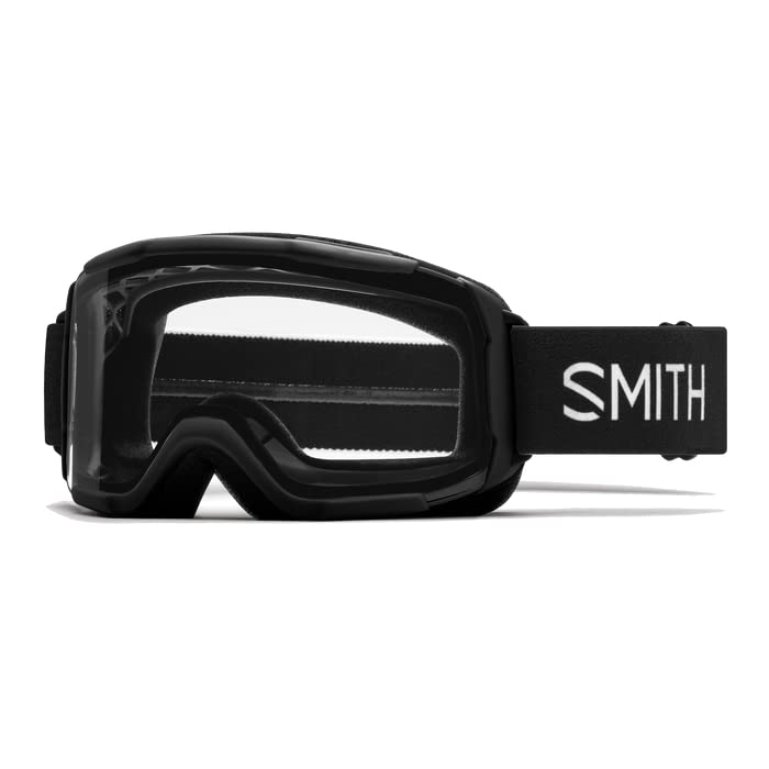 【中古】【未使用 未開封品】Smith Optics Daredevil Youth Junior Snowmobile Goggles Black / Clear by Smith Optics