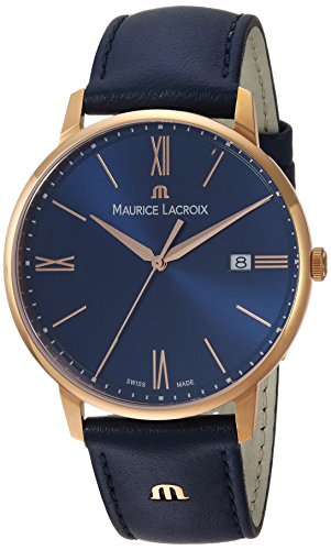 【中古】【未使用・未開封品】Maurice Lacroix EL1118-PVP01-411-1 Eliros アナログディスプレイ クォーツブルー 腕時計 メンズ, クォーツ腕時計。