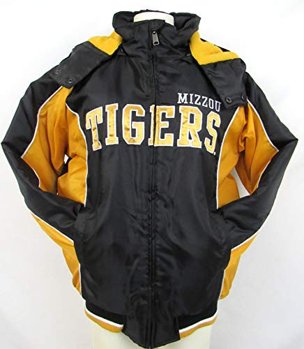 【中古】【未使用 未開封品】Mizzou Tigers Youth Large ( 16 18 )フルZip刺繍冬ジャケットwith Removable Hood aumz 8 L