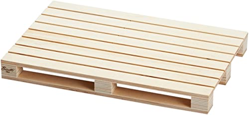 【中古】【未使用・未開封品】Bisetti BT-26122 ミディアムパレット木製まな板/トレイ 11.8 x 7.9 x 1...