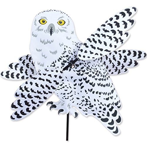 楽天AJIMURA-SHOP【中古】【未使用・未開封品】Premier Kites & Designs 雪 OWL Whirligig ガーデンステークウィンドスピナー