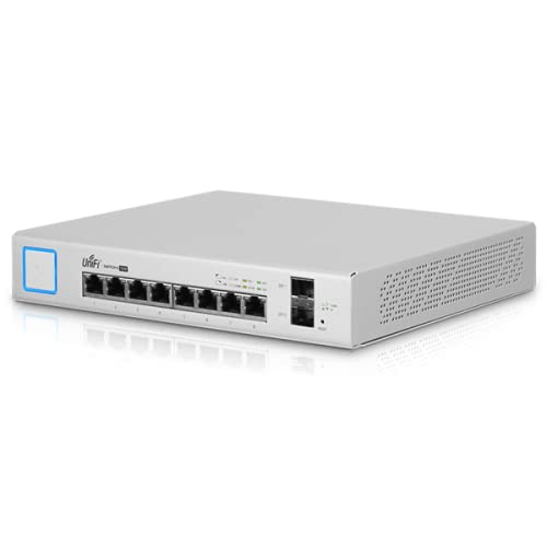 yÁzygpEJizUbiquiti Networks 8-Port UniFi Switch, Managed PoE+ Gigabit Switch with SFP, 150W (US-8-150W) 141msAn