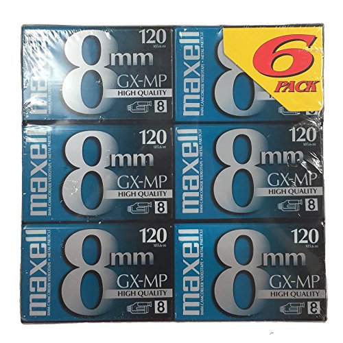 【中古】【未使用・未開封品】Maxell 8?mm gx-mp 120?videotapes（6パック）