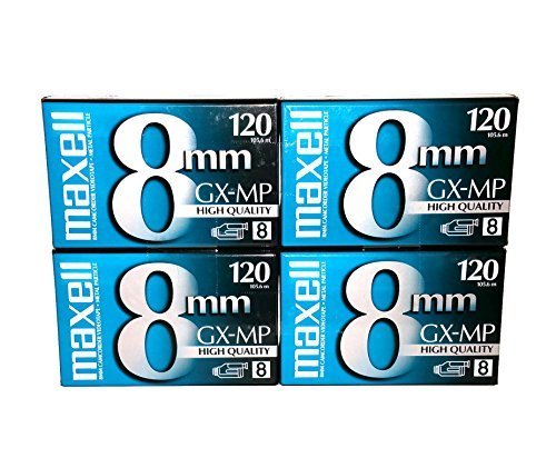 【中古】【未使用・未開封品】Maxell 8?mm gx-mp120?videotapes (4?-パック)