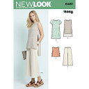 【中古】【未使用・未開封品】New Look Patterns ミセス・ドレス、チュニック、トップとクロップドパンツ A (6-8-10-12-14-16-18) 6461