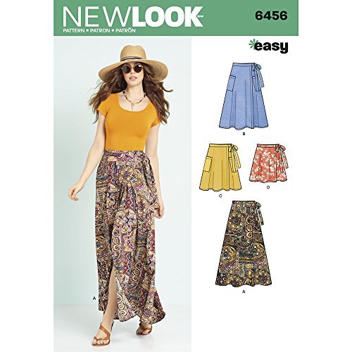 š̤ۡѡ̤ʡNew Look Patterns Misses' Easy Wrap Skirts In Four Lengt...