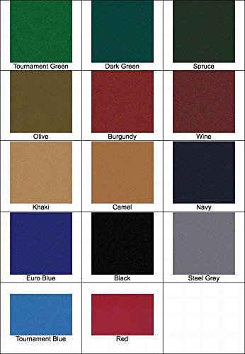 9?' Proform High Speed Professional Pool Table Clothフェルト???ブラック