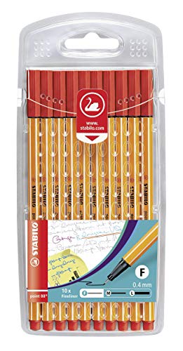 【中古】【未使用・未開封品】STABILO Point 88 Fineliner - レッド(ウォレットオブ10) 【中古】【未使用・未開封品】STABILO Point 88 Fineliner - レッド(ウォレットオブ10)