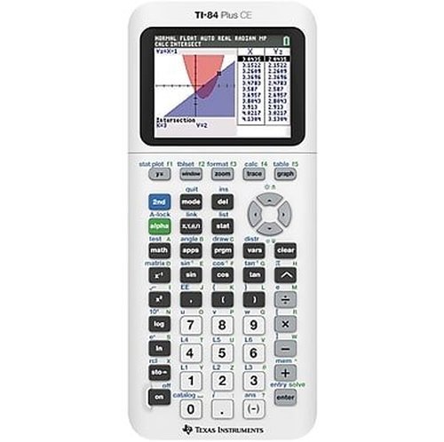 【中古】【未使用・未開封品】TI84 Plus CE White