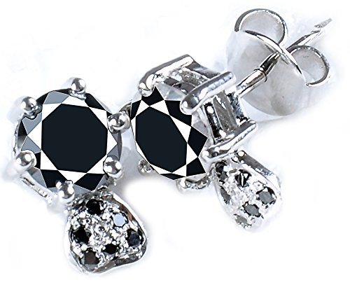 【中古】【未使用・未開封品】RingJEwel 1.09?CT AAAブラックカラーラウンドRealモアッサナイトソリテ..