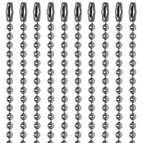 【中古】【未使用・未開封品】Pull Chain Extension, 80cm , Brushed Nickel Beaded Ball Chain With Connector, Pack Of 10 【中古】【未使用・未開封品】Pull Chain Extension, 80cm , Brushed Nickel Beaded Ball Chain With Connector, Pack Of 10