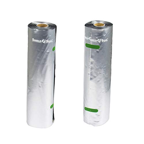 yÁzygpEJiz11 x 19.5' All Metallic Vacuum Sealer Rolls SNS1800 Food Storage Saver Sous Vide Survival Prepper by Shield N Seal