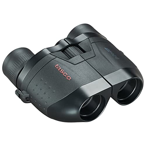【中古】【未使用・未開封品】Tasco ES82425Z Essentials Porro Prism Porro MC Zoom Box Binoculars, 8.24 x 25 mm. - Black