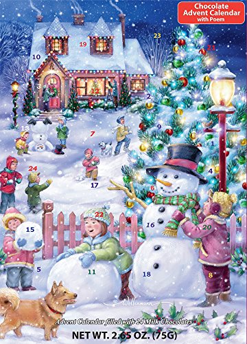 【中古】【未使用・未開封品】Snowman Celebration Chocolate Advent Calendar (countdown To Christmas)80ml