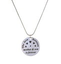 【中古】【未使用・未開封品】The Love Between a Mother & Son is Foreverステンレススチール記念品メッセージネックレス