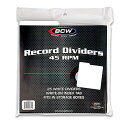 【中古】【未使用・未開封品】25?BCWレコードディバイダー45?rpm???ホワイト