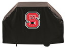 【中古】【未使用・未開封品】NC State Wolfpack HBSブラックアウトドアHeavy Duty通気性ビニールBBQグリルカバー 60"