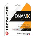 【中古】【未使用・未開封品】テクニファイバー(Tecnifibre) スカッシュ用ストリング、ゲージ1.20mm DNAMX 1.20 TF DN 120 ブラック 1.20