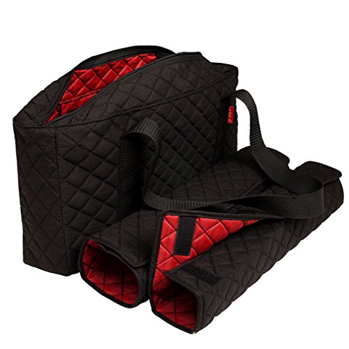 【中古】【未使用・未開封品】NEW - Empty Mahjong Bag - Black Quilted Soft Bag by Linda Li - Empty Bag Only