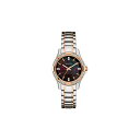 【中古】【未使用・未開封品】ブローバLadies 'スワロフスキークリスタルブラックダイヤルツートンカラーWatch 98l219