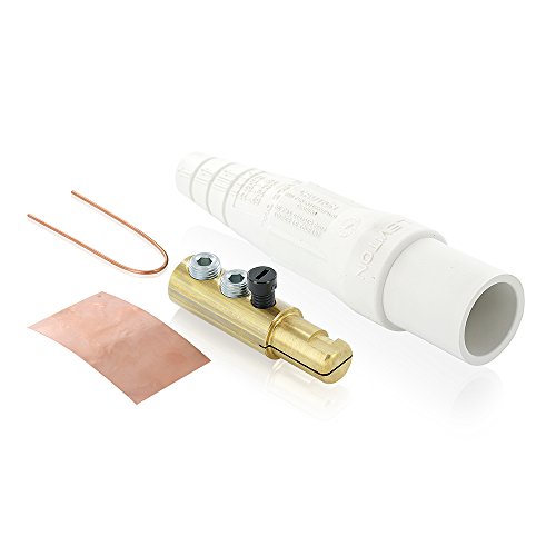 【中古】【未使用・未開封品】Leviton 16-seriesテーパ鼻???オス???取り外し可能???cam-typeコネクタープラグ連絡とInsulator??? ホワ..