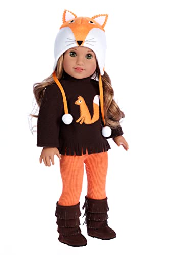 【中古】【未使用・未開封品】Foxy - 4 Piece Outfit - Hat, Blouse, Leggings and Boots.? 18 inch doll clothes (Doll Not Included)