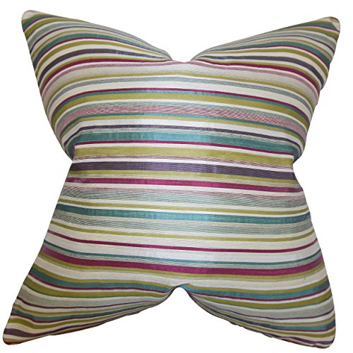 【中古】【未使用・未開封品】The枕コレクションKarstenストライプEuro Shamマルチ King/20" x 36" KING-tpc-5011-c70-p30-38yds