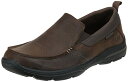 yÁzygpEJizSkechers USA Men's Harper Delen Slip-On Loafer,Dark Brown Leather,8 M US