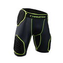 【中古】【未使用・未開封品】(Adult 2X-Large, Charcoal, Black Inset) - CHAMPRO Bull Rush 5-Pc Girdle