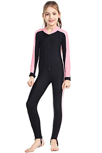 【中古】【未使用・未開封品】Labelar子供スーツ長袖水着ワンピースボディスーツ水着 M(for Height 40"..