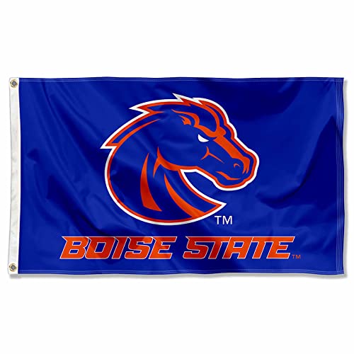 【中古】【未使用・未開封品】College Flags & Banners Co. ボイシ州立大学ブロンコス ブルーフラッグ