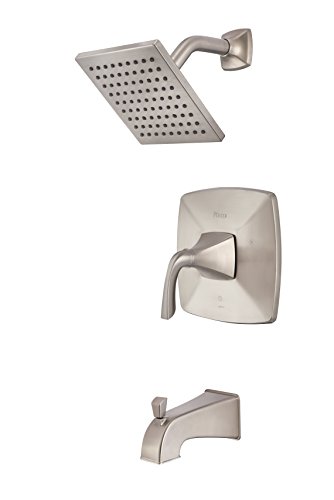 Other - 【中古】【未使用・未開封品】Pfister LG898BSK LG89-8BSK ブロンソン 1ハンドル タブ&シャワートリム つや消しニッケル 3穴