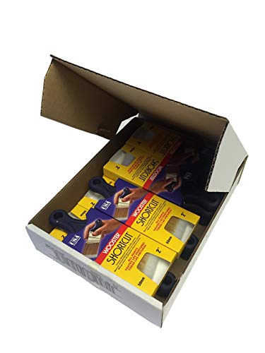 ウースターブラシ Shortcut Q3211-2 角度付 サッシブラシ 塗装用刷毛 2インチ Pack of 12 Q3211-2