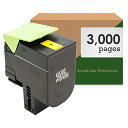 【中古】【未使用・未開封品】印刷。保存。繰り返します。Lexmark 801hyイエロー高イールドリサイクルトナーカートリッジcx410?, cx510?[ 3...